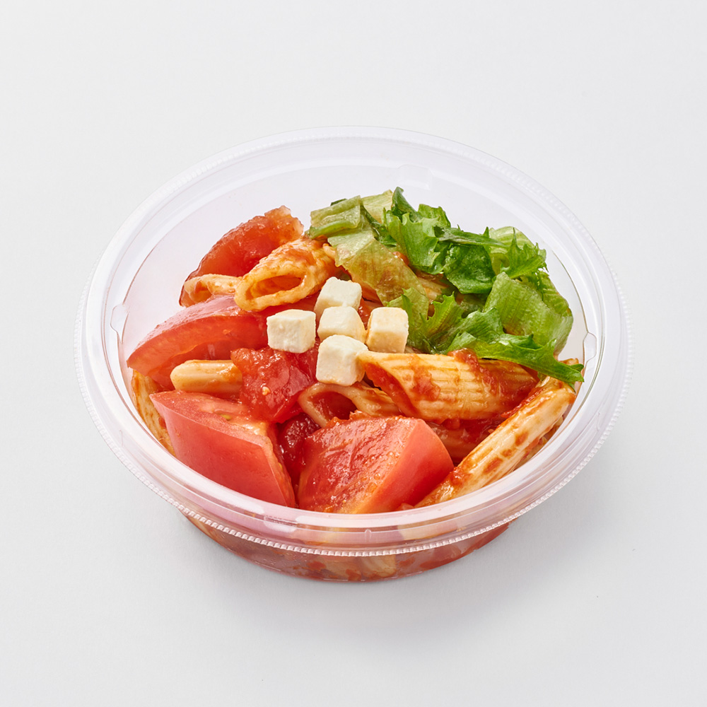 ジュレで食べるトマトペンネサラダ