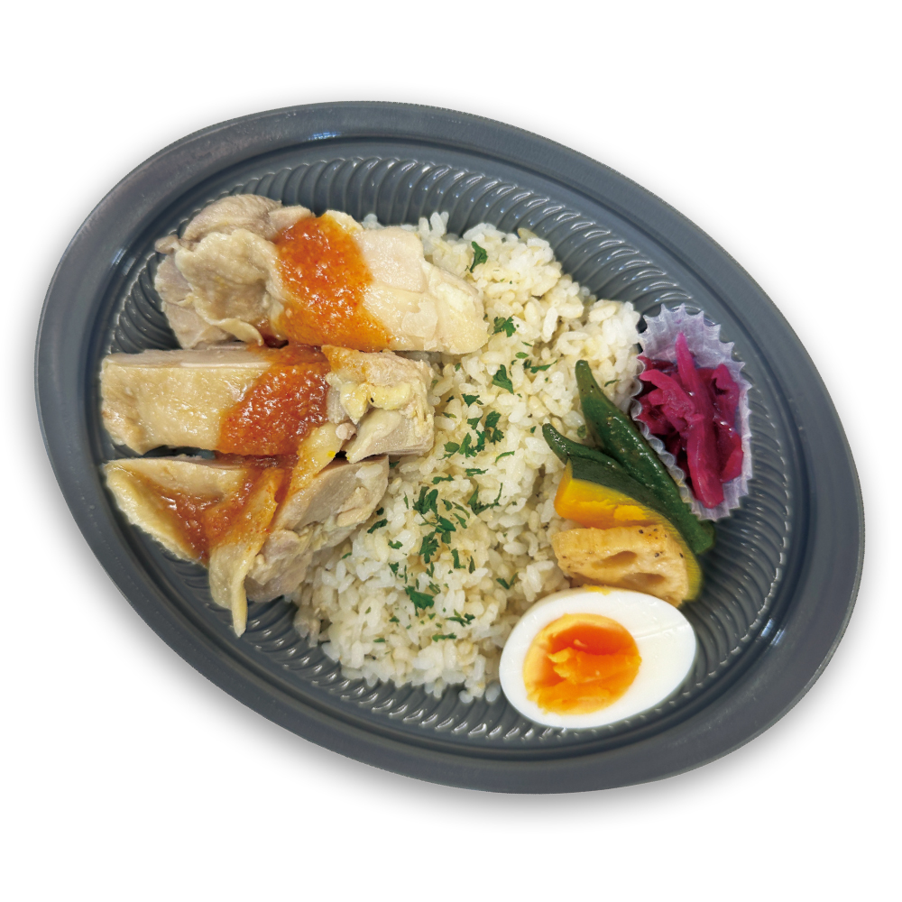 たんぱく質が摂れる！醤油麹使用カオマンガイ
