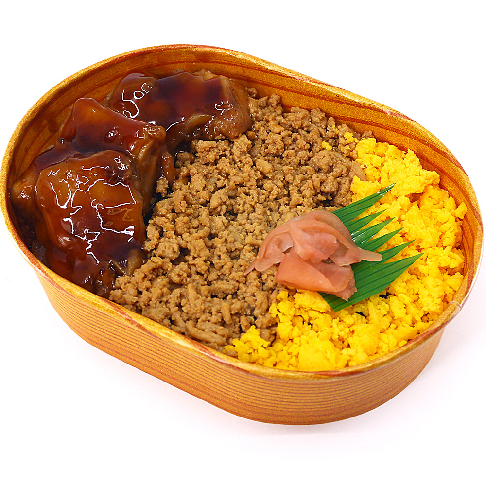 焦がし醤油仕立ての鶏そぼろごはん