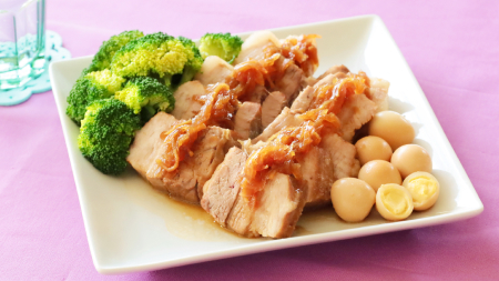 あめいろ玉ねぎ豚チャーシュー