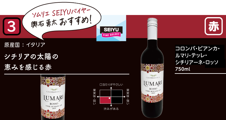 コロンバ・ビアンカ・ルマリ・テッレ・シチリアーネ・ロッソ