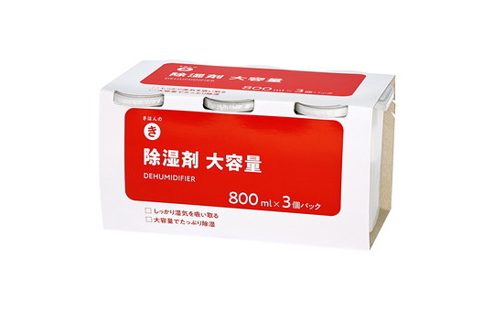 除湿剤　大容量 800ml×3個パック