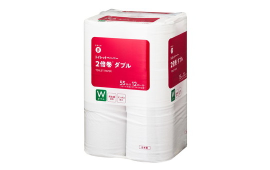 トイレットペーパー 2倍巻 ダブル 55m×12ロール