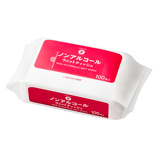ノンアルコールウェットティッシュ