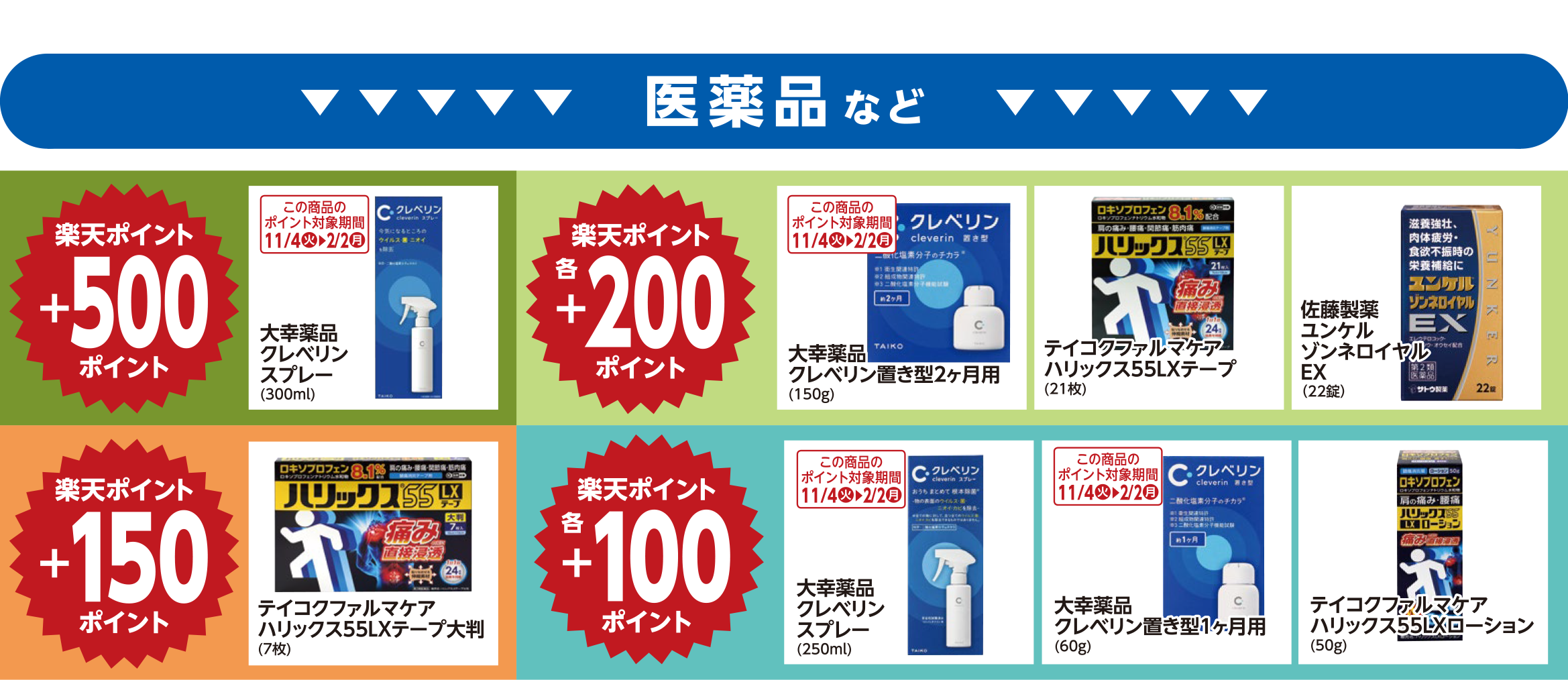 楽天ポイント ボーナスポイント対象商品03