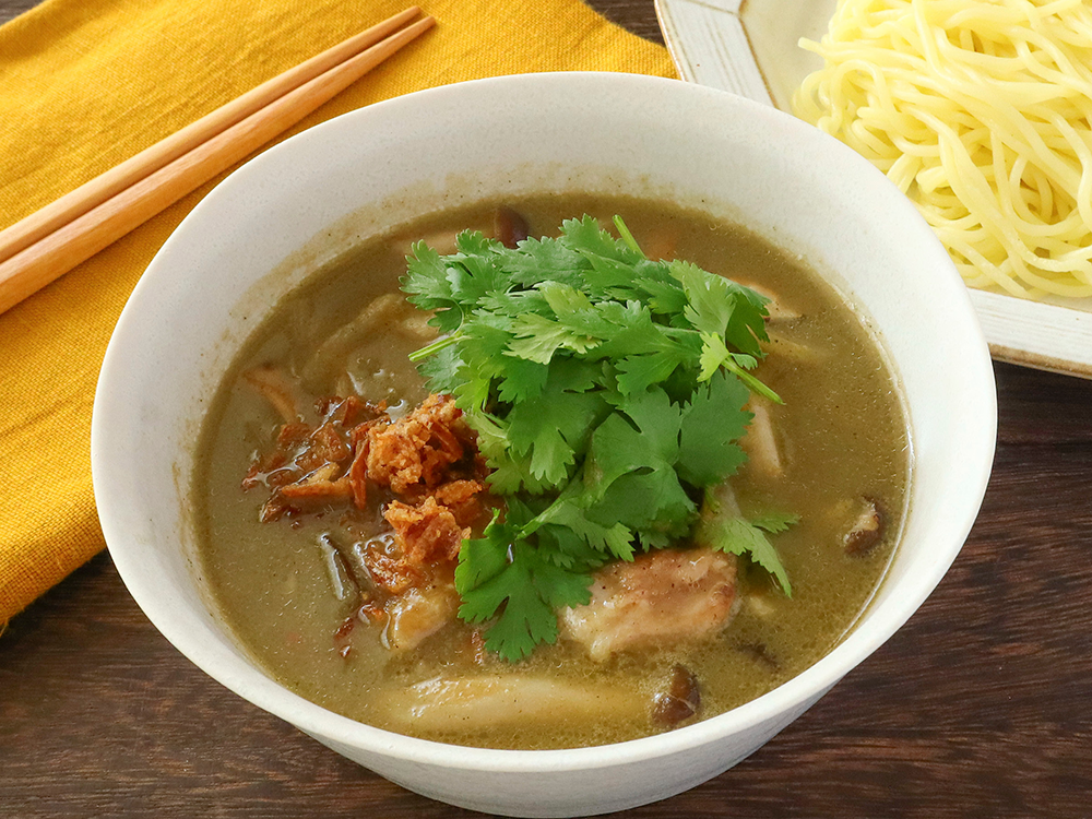 グリーンカレーつけ麺