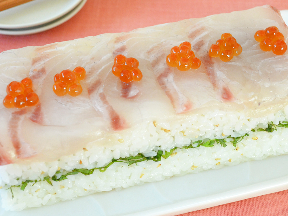 鯛の押し寿司
