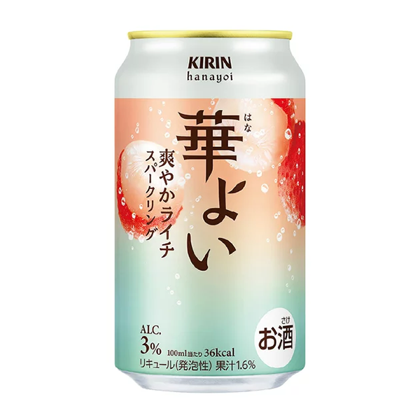 Kirin “Hanayoi” Lychee Sparkling (350ml)