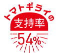 支持率54%